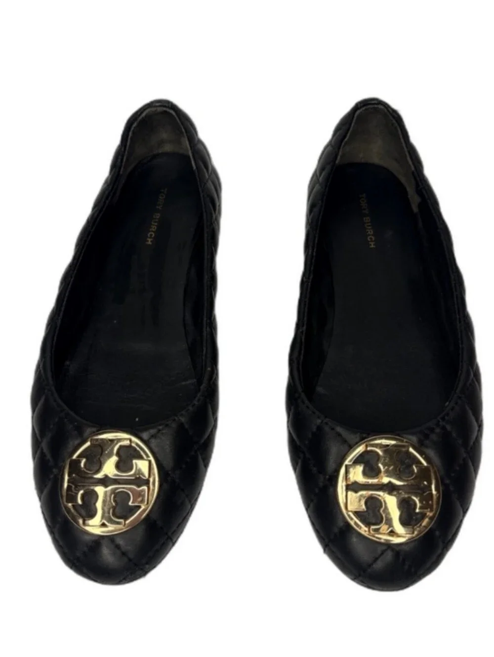 Tory Burch Quilted Ballet Flats Size  7.5